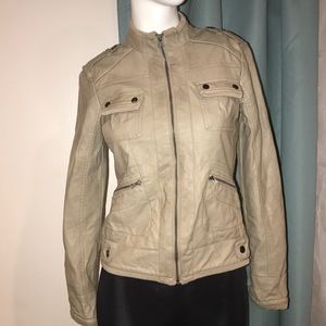 Collection by Bernardo-Leather jacket